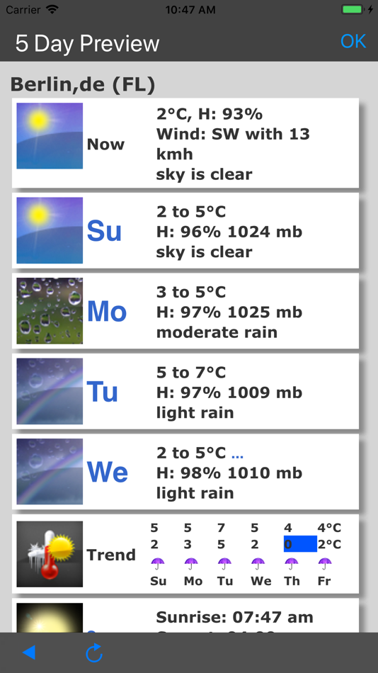 #2. More Weather (iOS) 由: Kai Bruchmann