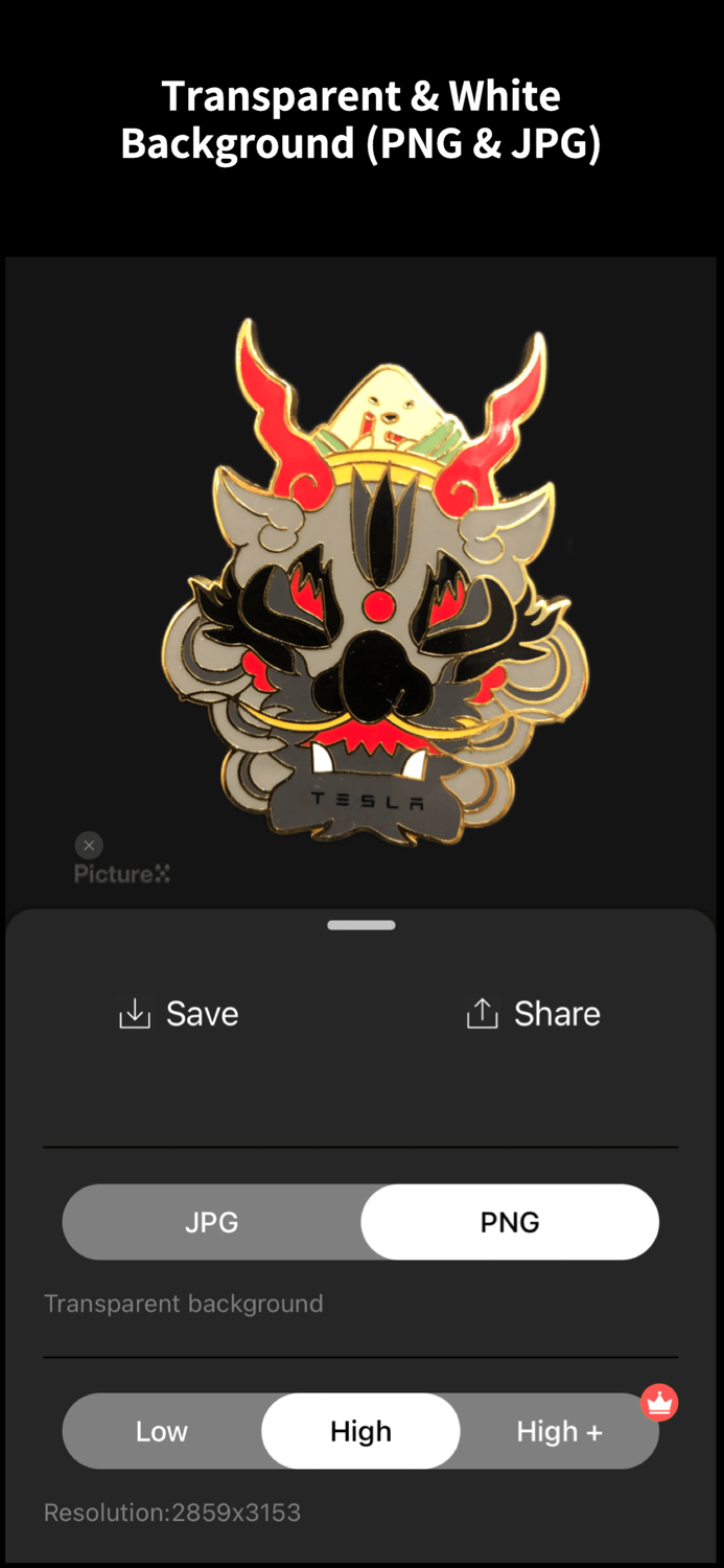 AI BG Remover - PictureX