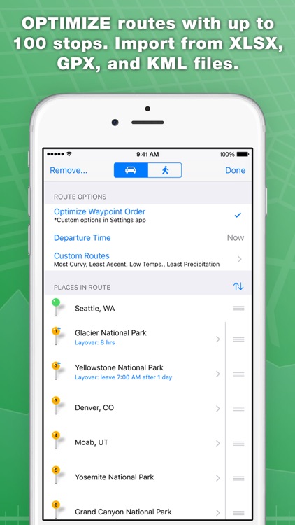 inRoute Route Planner & GPS Navigator