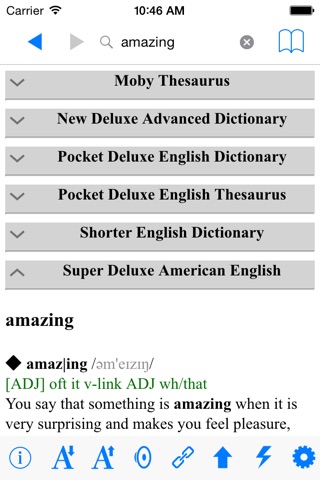 The English Dictionaries Complete Reference screenshot 4