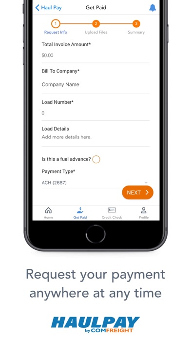 HaulPay Screenshot