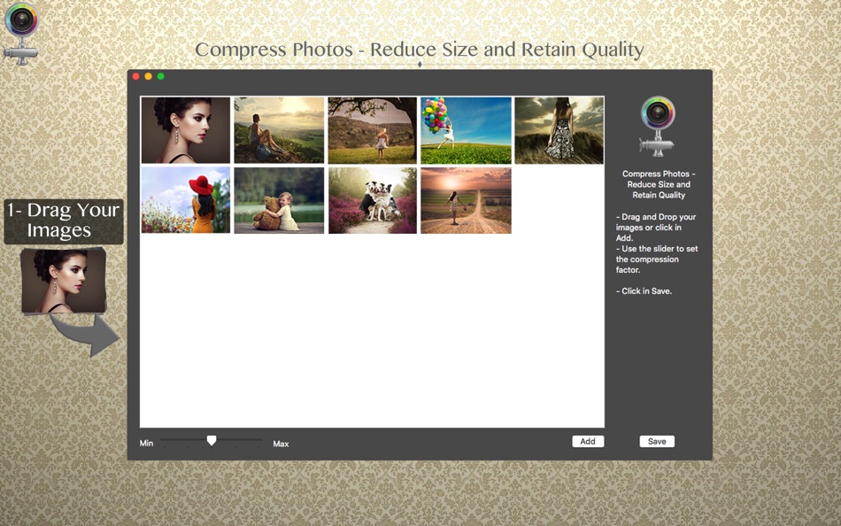 Compress Photos - Reduce Size and Retain Quality - 1.0 - (macOS)