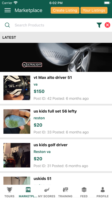 US Kids Golf Fan App Screenshot