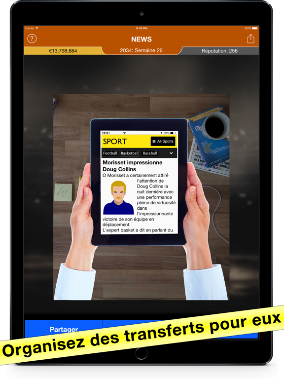 Screenshot #6 pour Jeu de Agent de Basket 2018
