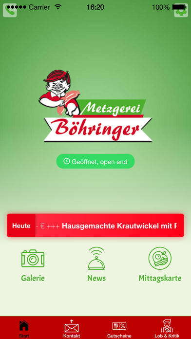 Metzgerei Boehringer Screenshot