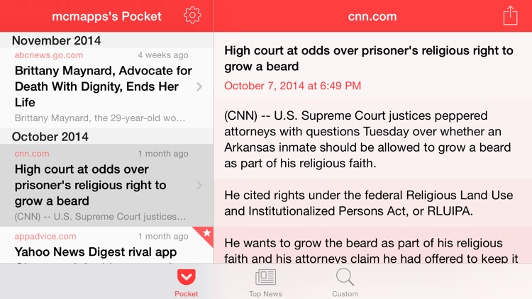 Gist - News Summaries screenshot-0