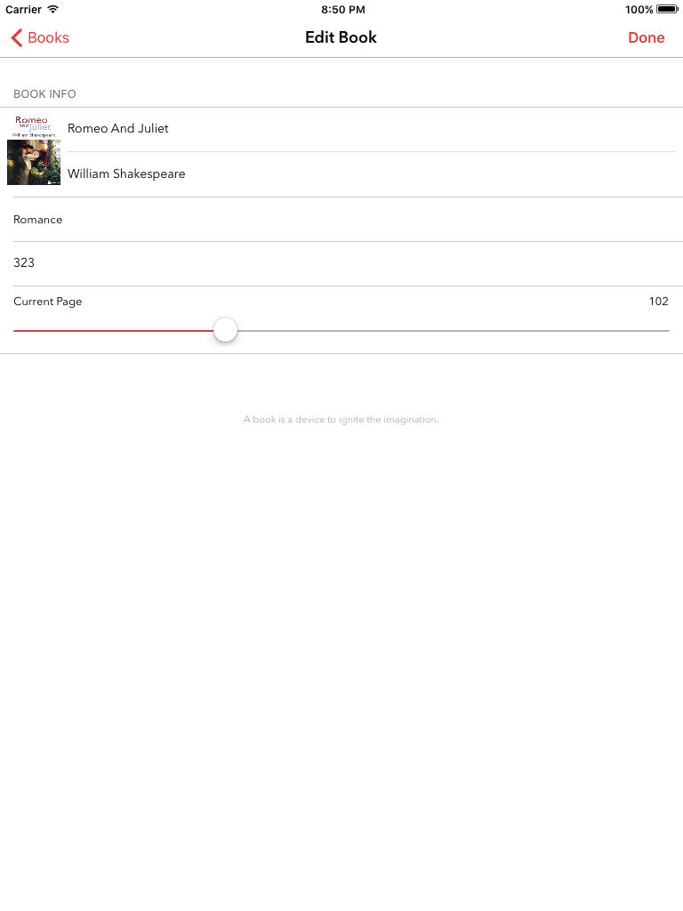 Reading List : keep track of your books