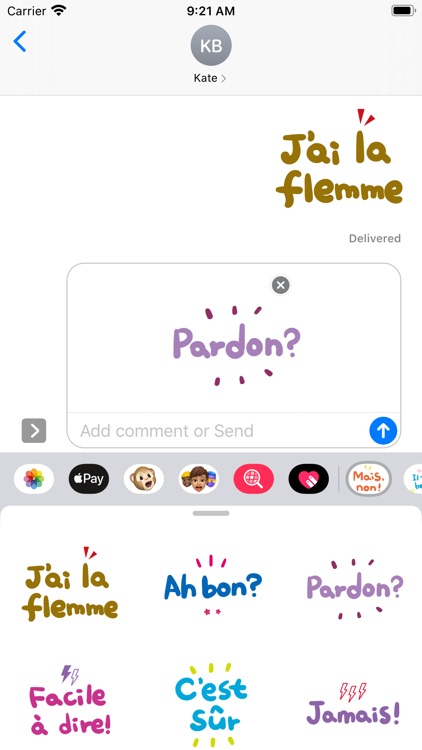 Pretty letter for French3