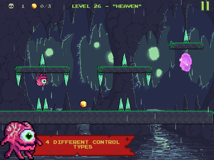 Monster Run. Free pixel-art platformer