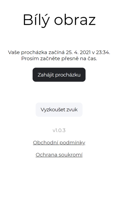 Bílý obraz Screenshot