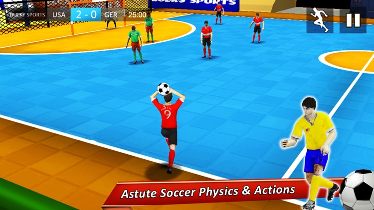 Indoor Soccer 17: Play Futsal football in arena 3D