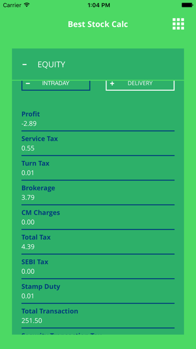 Screenshot #2 pour Best Stock Calc
