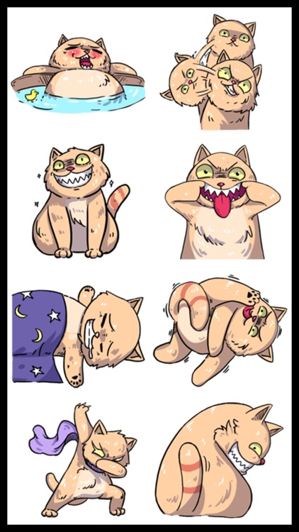 Bad Cat Stickers