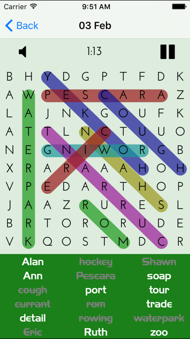 Word Search Endless app screenshot 2