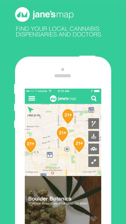 jane's map: find and rate cannabis dispensaries screenshot-4