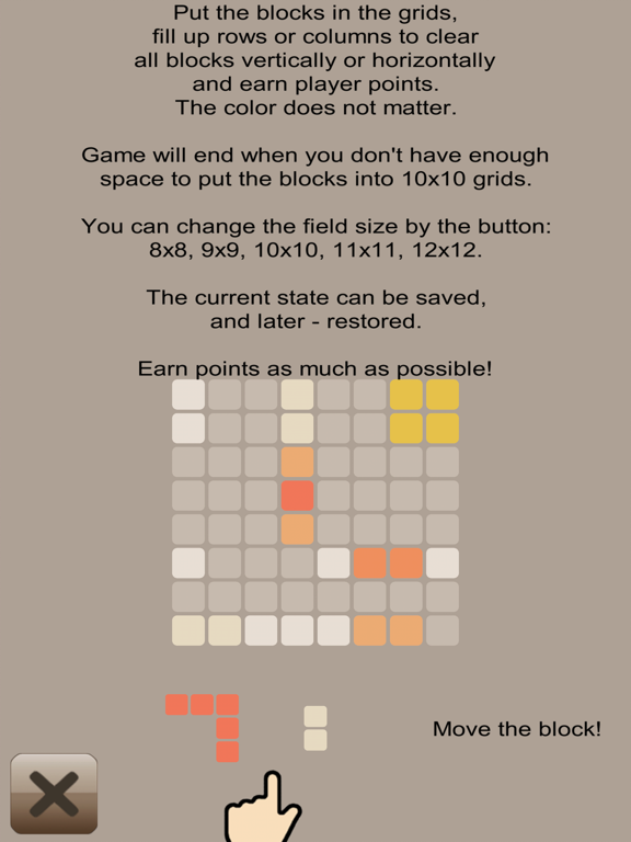 Ten by Ten Save/Load Extended iPad screenshot
