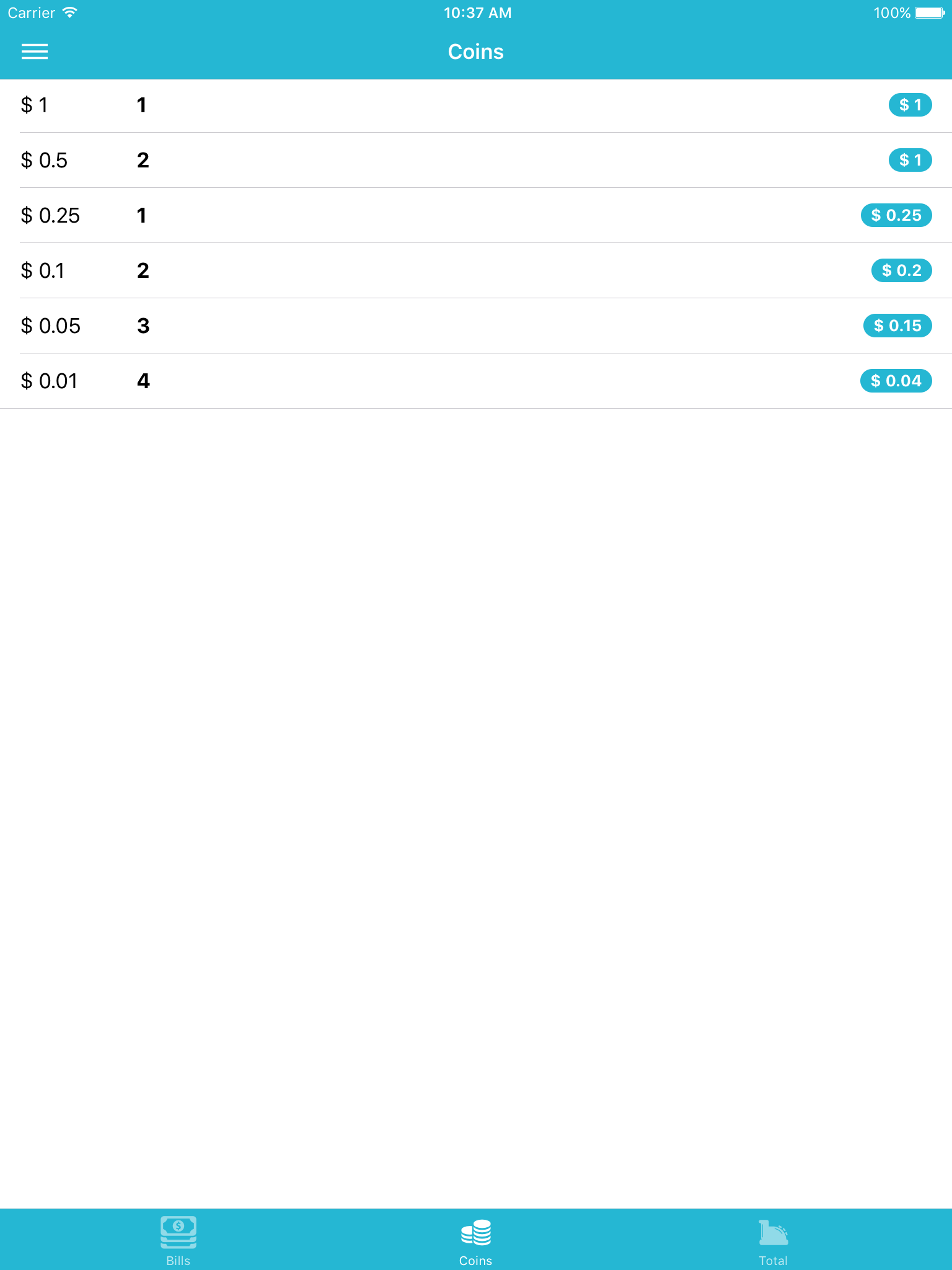 Cashier Helper - Count your cash easily