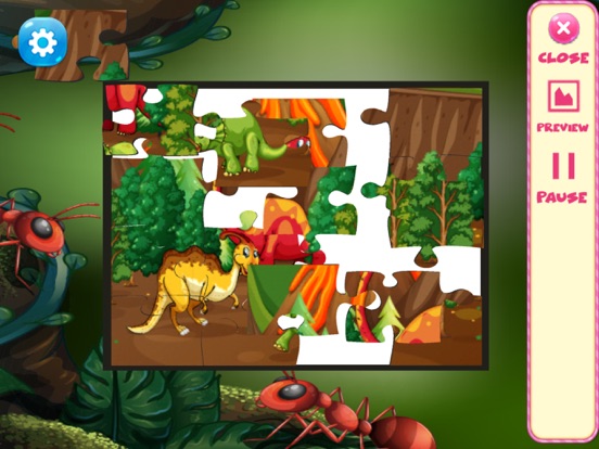 dinosaurus puzzel kinderspelen voor van 4 jaar iPad app afbeelding 5