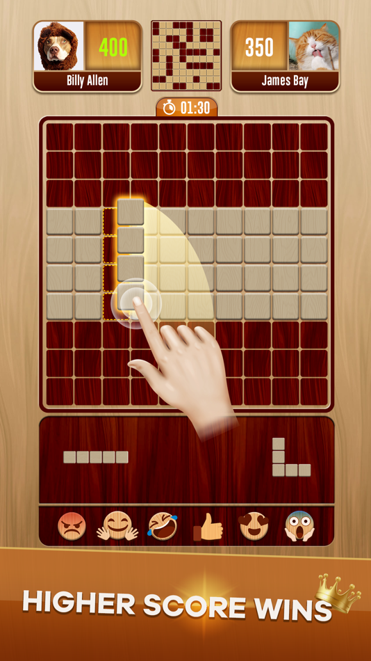 Woody Battle Block Puzzle Dual - 3.9.4 - (iOS)