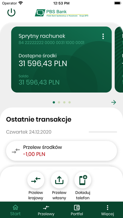 PBS Wyszków Mobilnie Screenshot