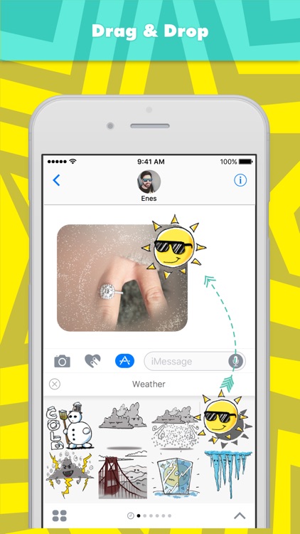 Weather stickers by Enes