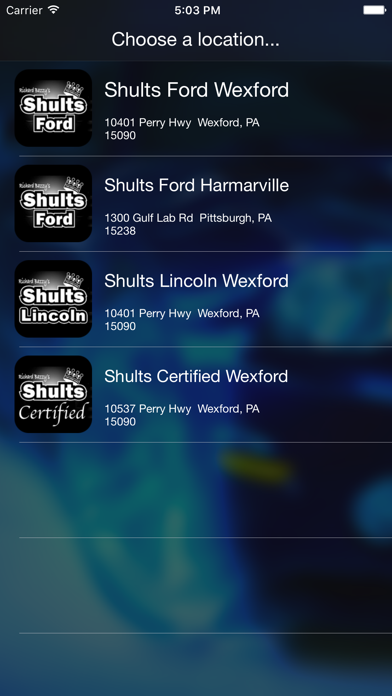 How to cancel & delete Richard Bazzy's Shults Ford Lincoln DealerApp from iphone & ipad 1