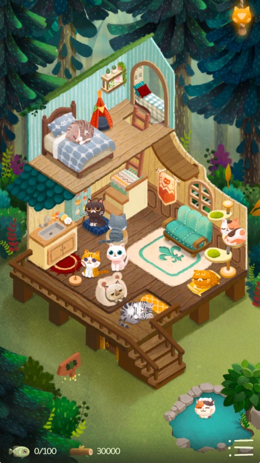 #2. Secret Cat Forest (iOS) 由: IDEASAM