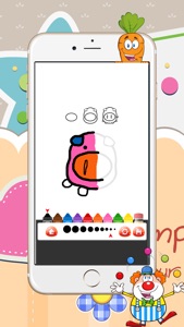 Easy Animals How to Draw and Color for kids screenshot #1 for iPhone