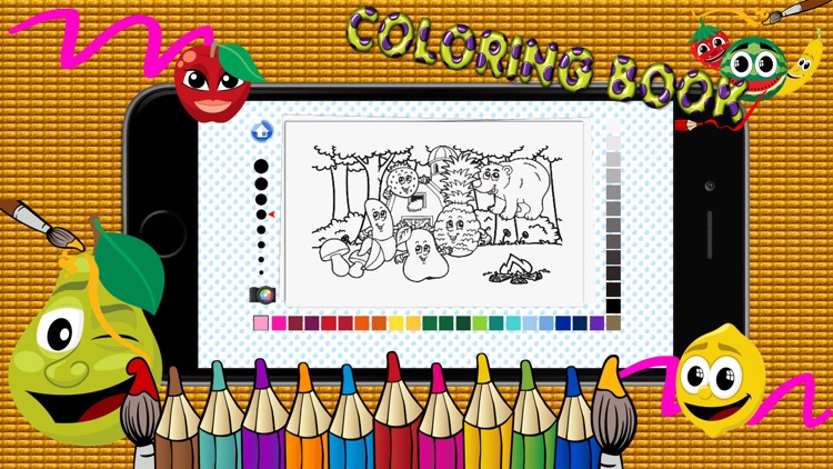 game learning vegetable : drawing games for kids screenshot-4