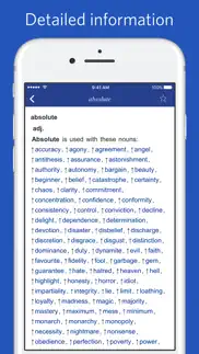 dictionary of english collocations iphone screenshot 3