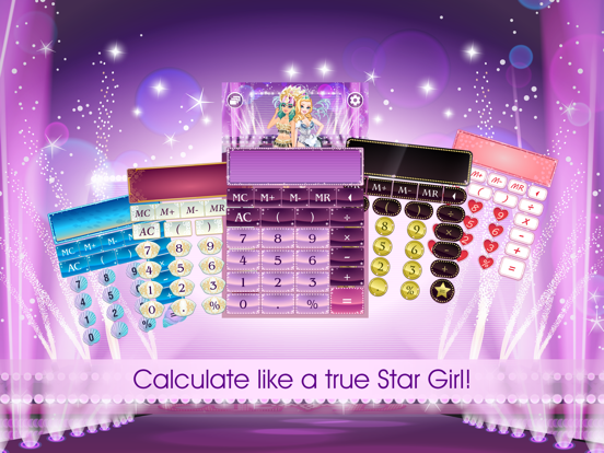 Star Girl Calculator iPad screenshot 4 - Productivity app