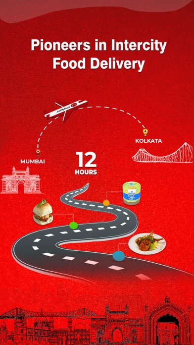 JustMyRoots: Food Delivery App Screenshot
