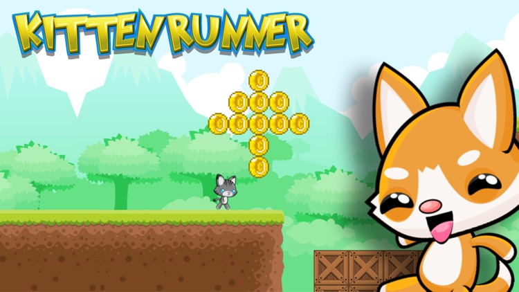 Kitten Runner into the Forest - Endless screenshot-3