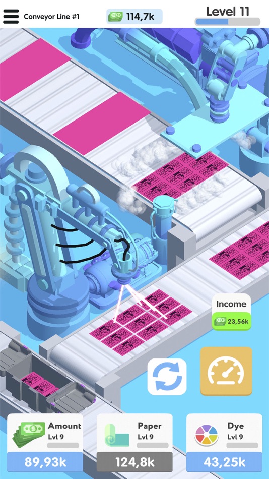 #4. Money Factory Tycoon Idle Game (iOS) 게시자: Edgar Aibatov