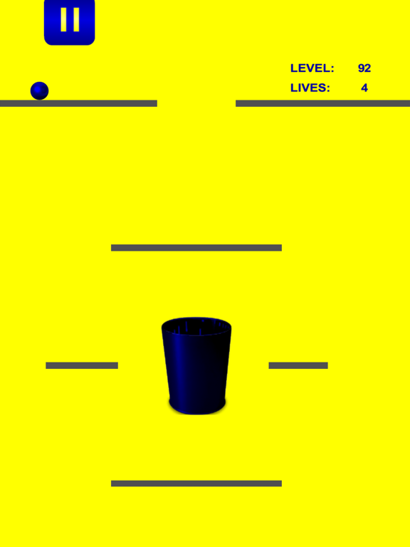 Crazy Red Ball and Walls iPad screenshot