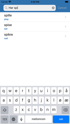 Norwegian Verb screenshot 2