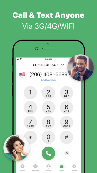 Second Phone Number -Texts Appのおすすめ画像2