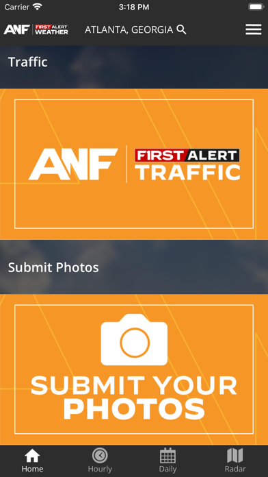 ANF First Alert Weather Screenshot