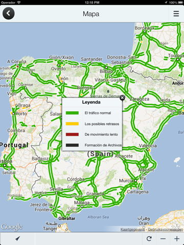 Screenshot #4 pour Bouchons Espagne / ES temps réel Trafic info