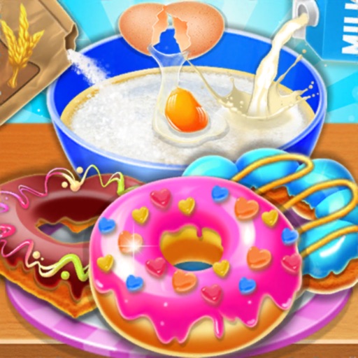 Donut Making Shop Cooking Game icon