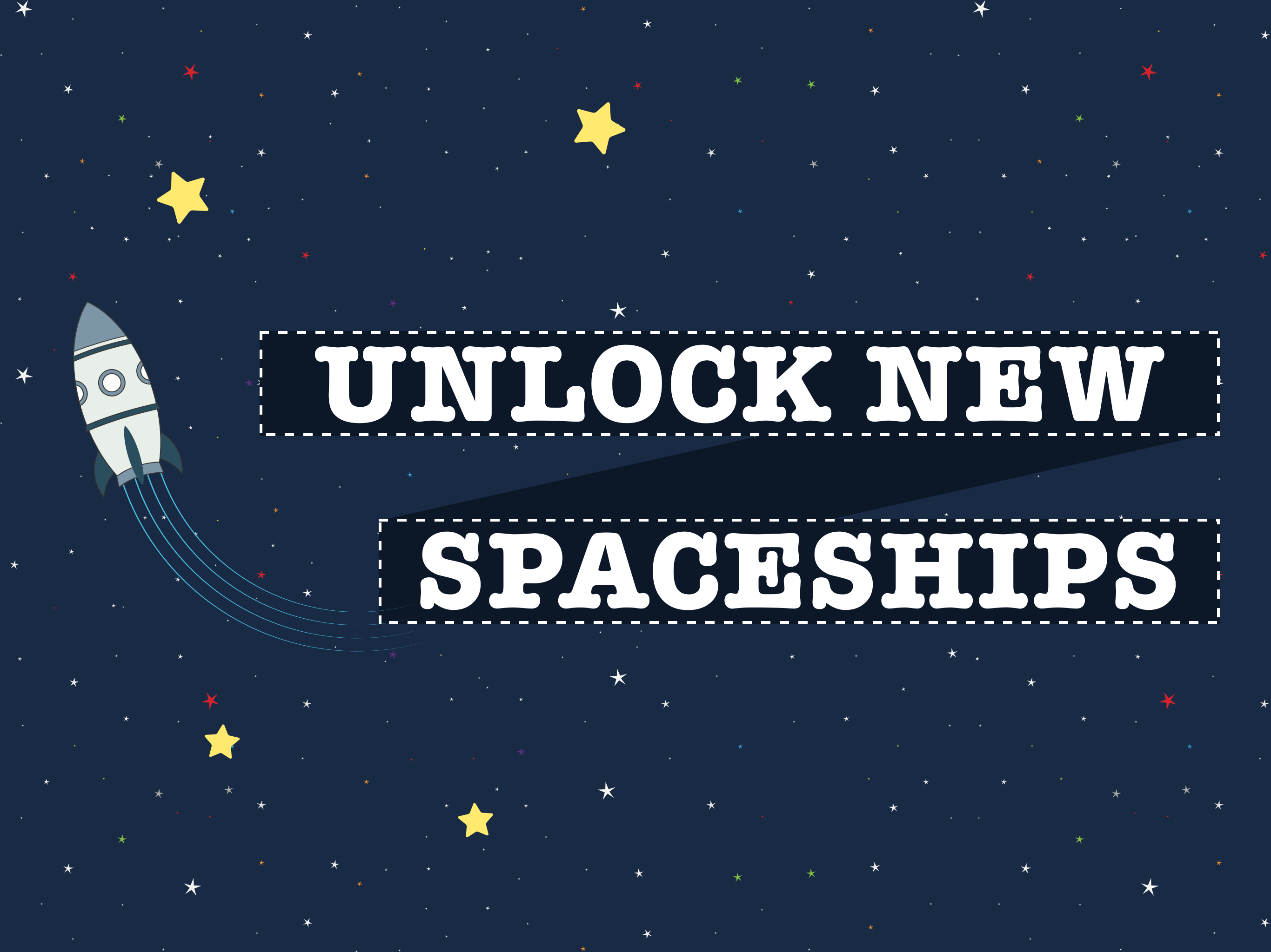 Cosmonaut Cartoon Rocket Ufo Odyssey through Space
