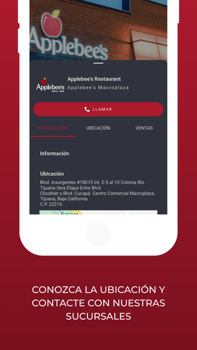 Applebee’s Rewards México Screenshot