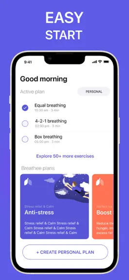 Game screenshot Breathing exercises - Breathee apk