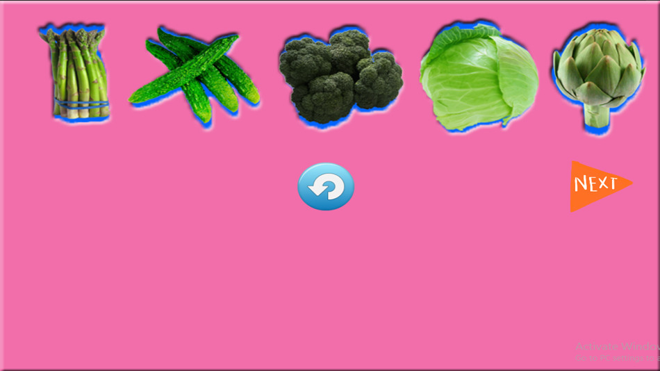 #4. Enjoyable Learning of Vegetable Names for Toddlers (iOS) 由: Ayesha Yasser