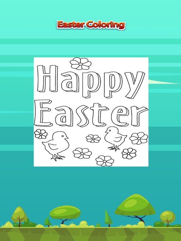 Screenshot #5 pour Coloring Book for Kids Easter Day Funny Games