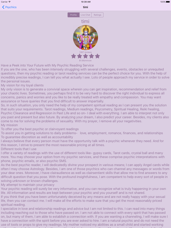 Screenshot #5 pour Astrology Pandit Psychic Readings