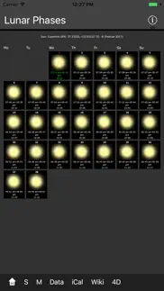 lunar phases iphone screenshot 3