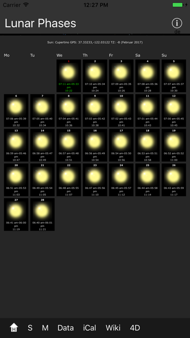 Screenshot #3 pour Lunar Phases