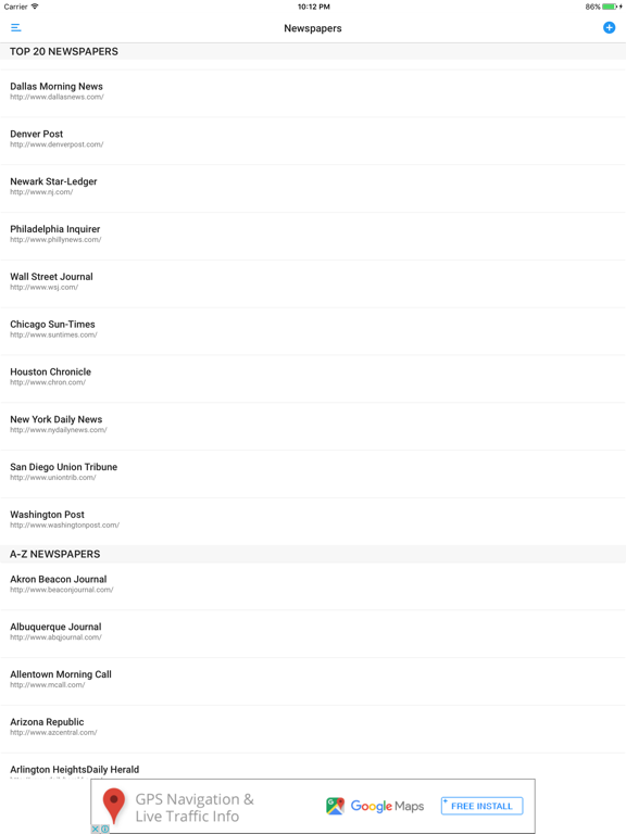 Screenshot #4 pour NEWSPAPERS AND MAGAZINES