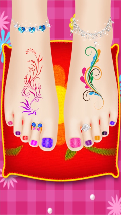Nail Paint - Leg Surgery and Tattoo Games by Rajnikant Shah
